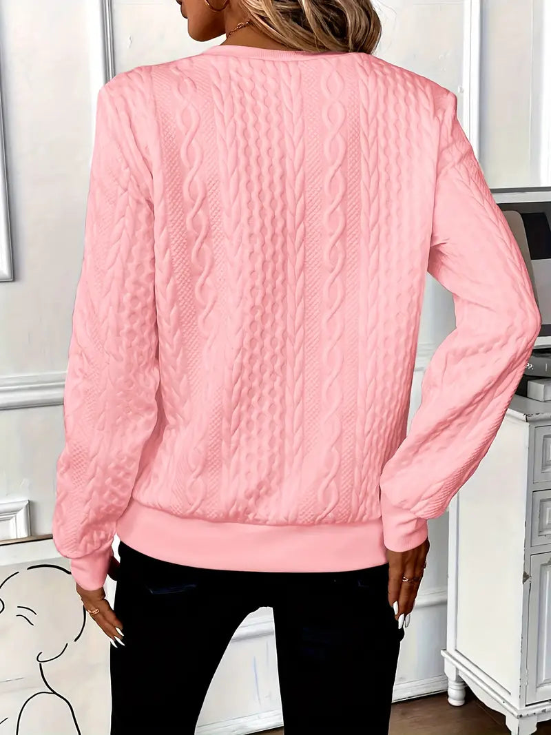 Elegant knitted sweater