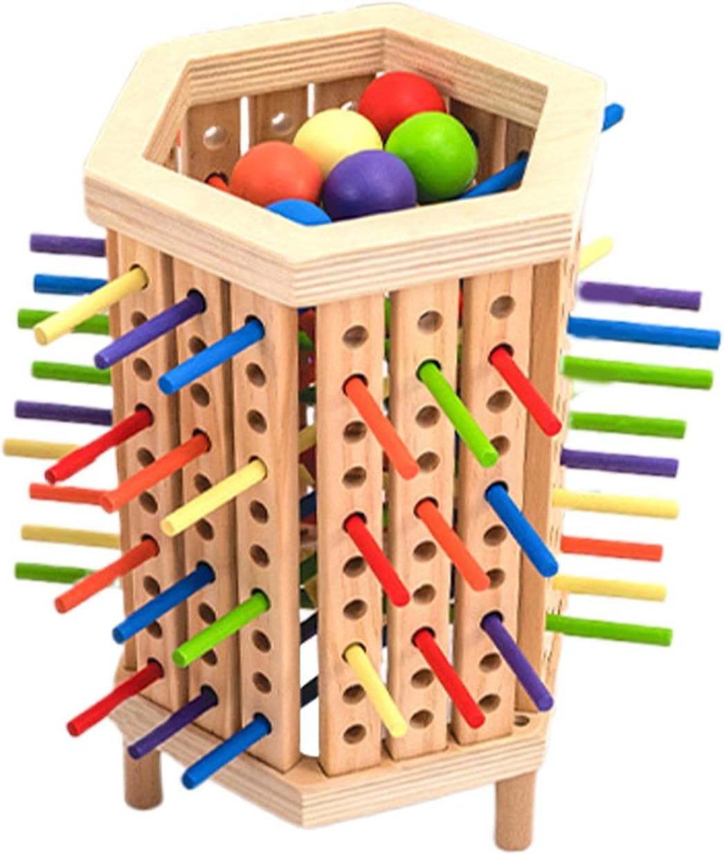Coloring tower Montessori toy