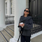 Elegant, soft women's cape jacket