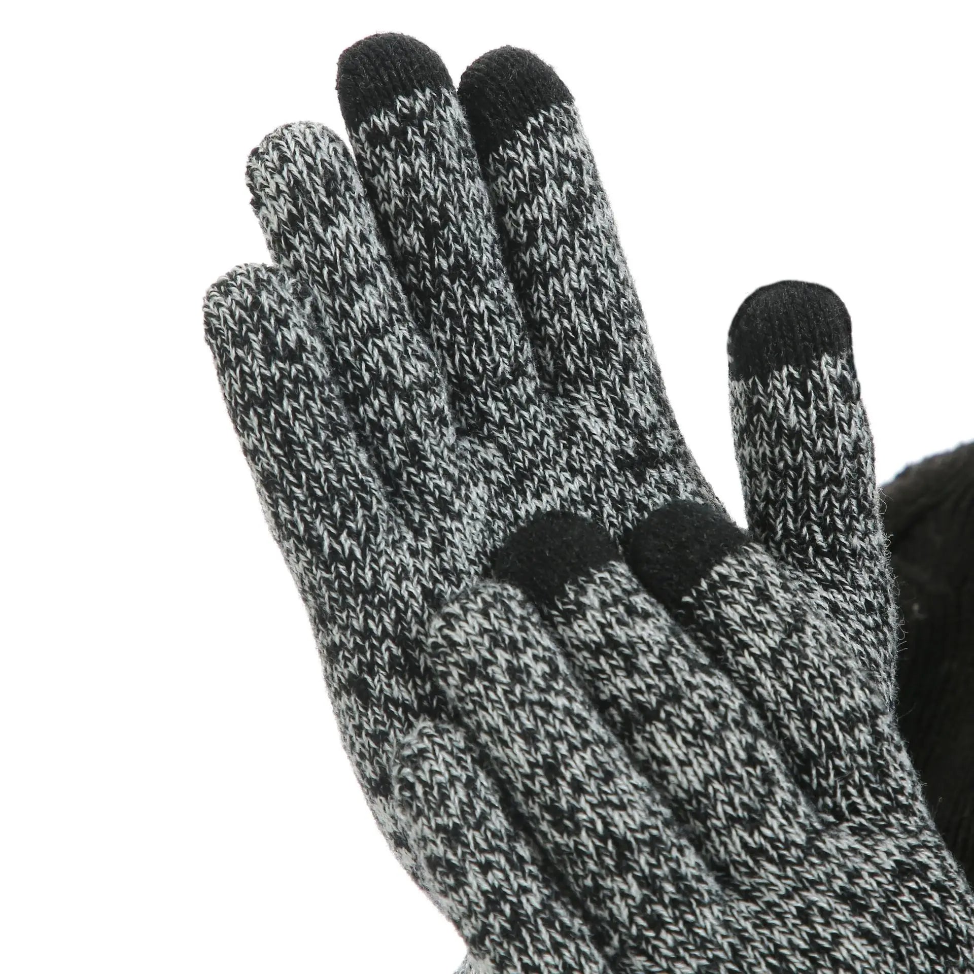 Casual winter set with hat, scarf and gloves for men