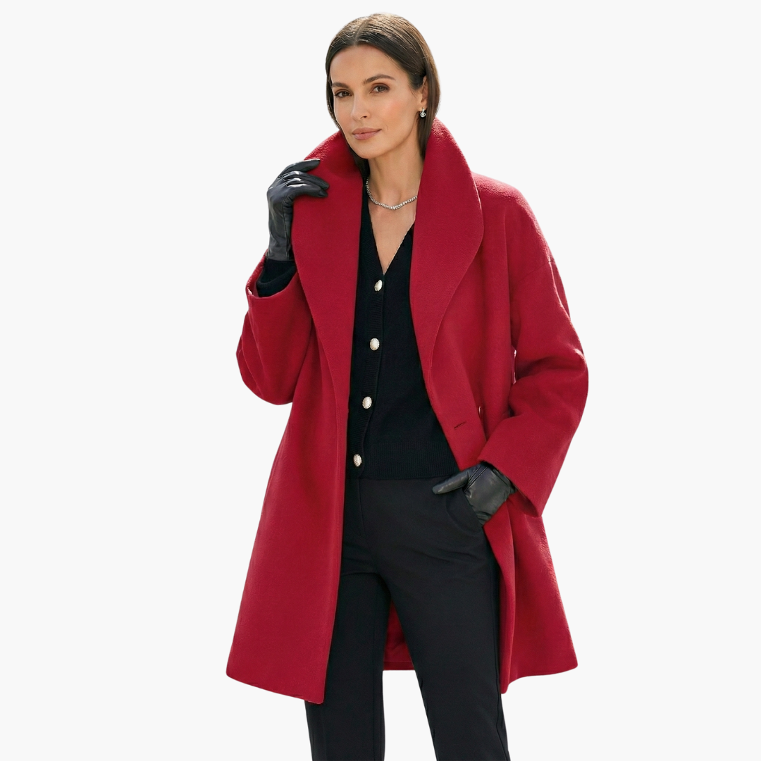 Oversized Cocoon Coat for Women - Image 7