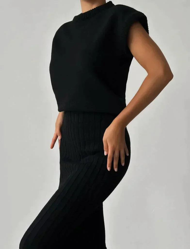 Sleeveless Ribbed Knit Top for Women - Image 7