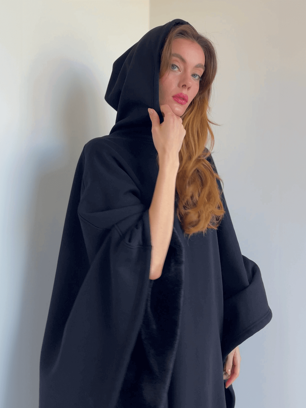 Oversized Hooded Blanket for Women - Image 1
