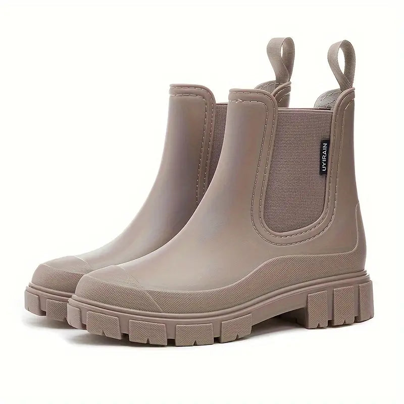 Lug Sole Chelsea Boots for Women - Image 1