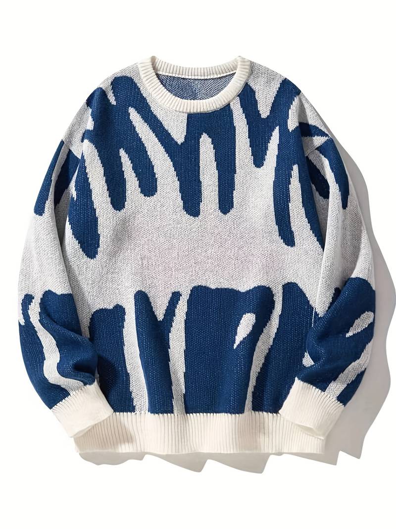 Graphic Crewneck Sweater for Men - Image 16