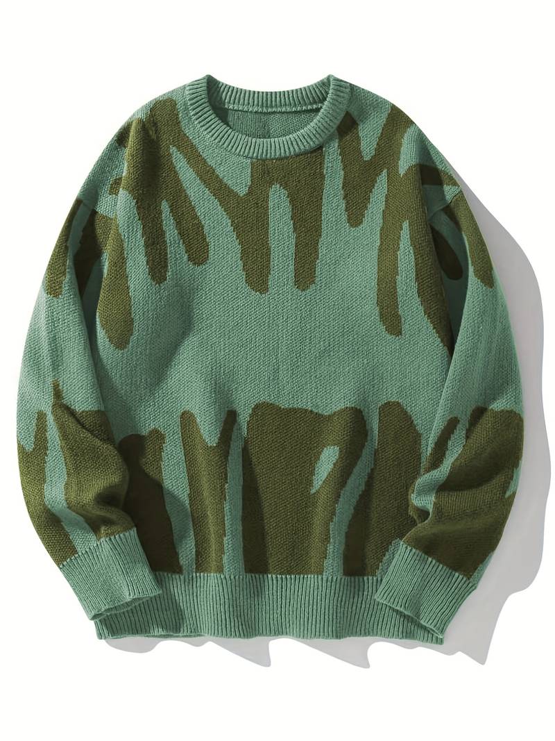 Graphic Crewneck Sweater for Men - Image 21