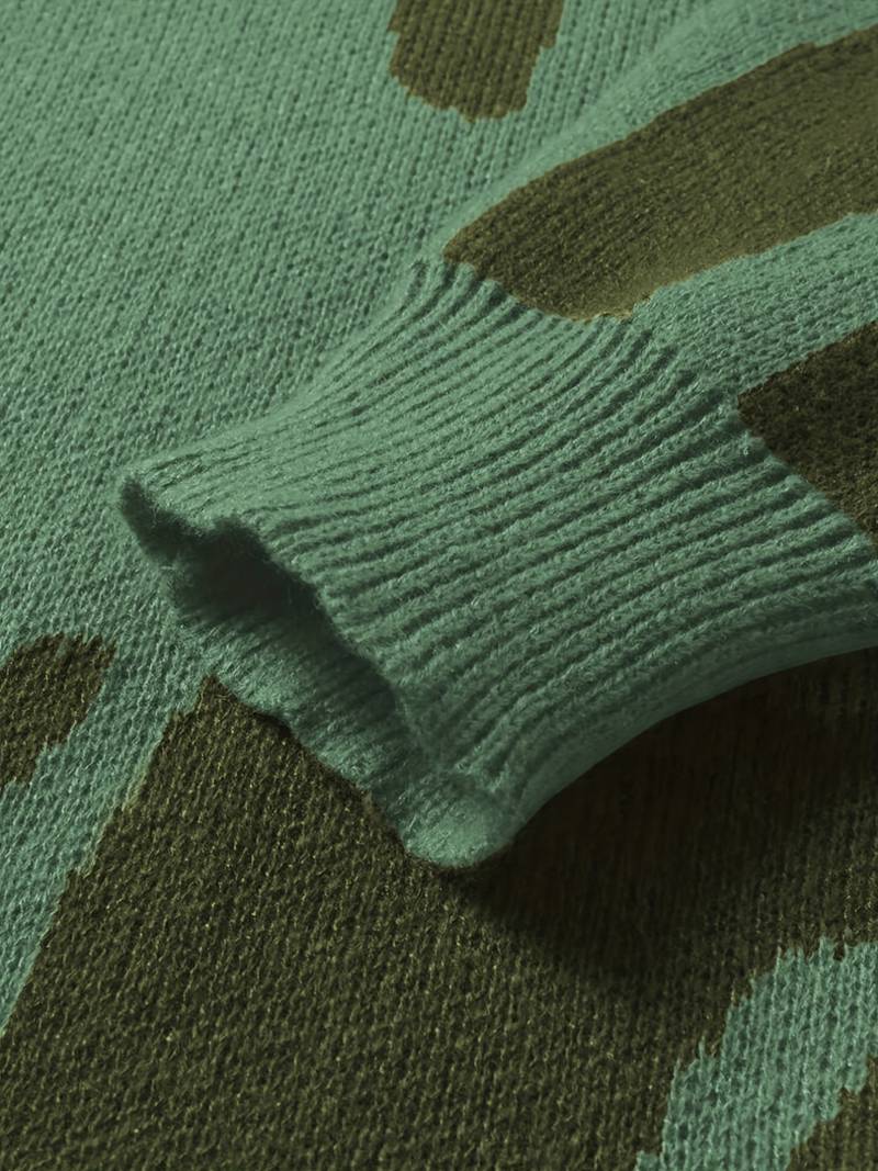 Graphic Crewneck Sweater for Men - Image 24