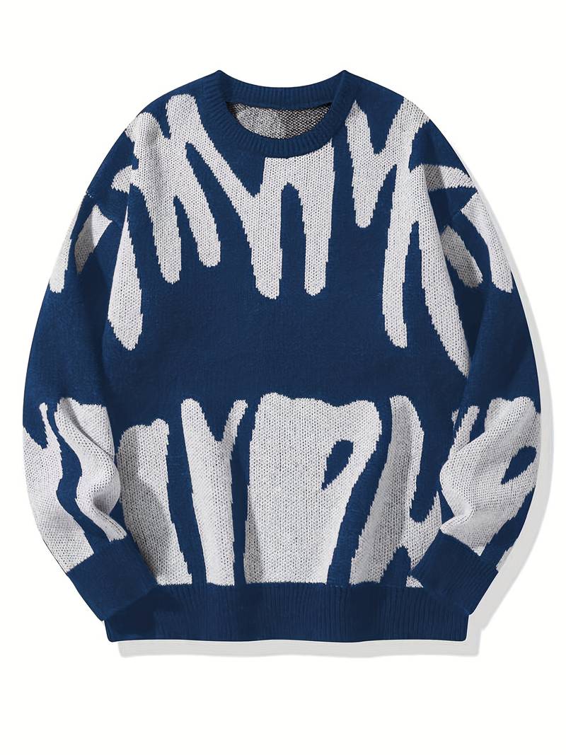 Graphic Crewneck Sweater for Men - Image 31
