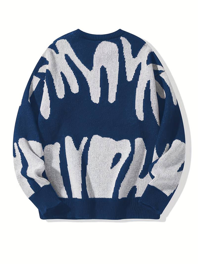 Graphic Crewneck Sweater for Men - Image 32