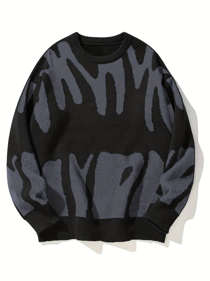 Graphic Crewneck Sweater for Men - Image 36