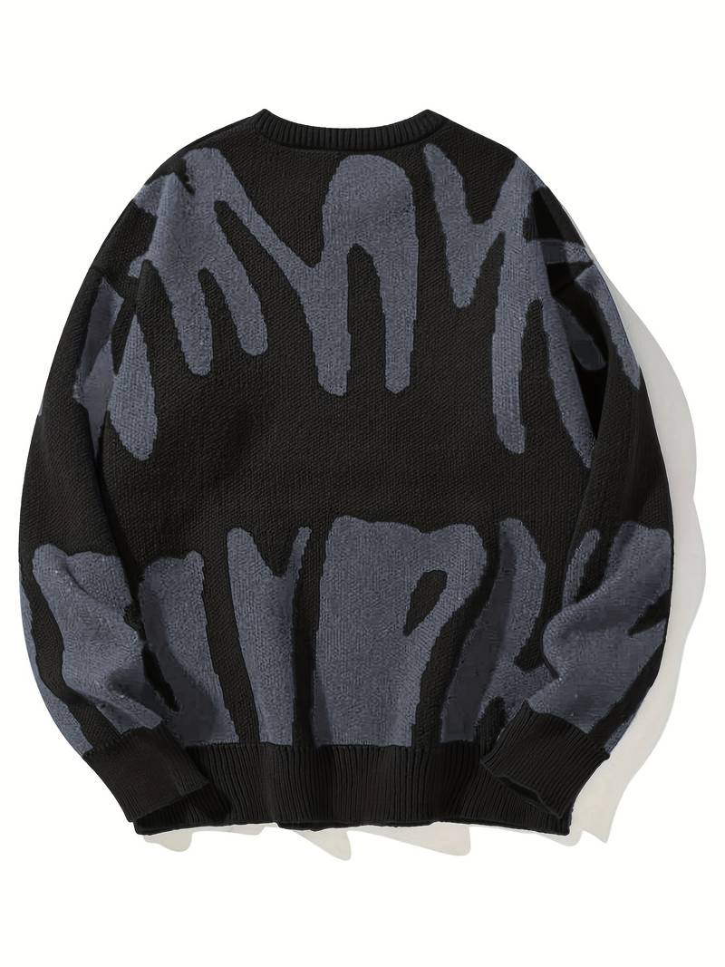 Graphic Crewneck Sweater for Men - Image 37
