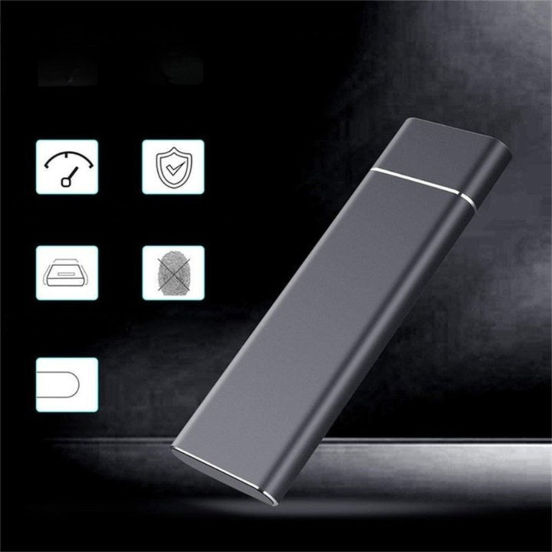 Externí SSD Přenosný vysokorychlostní hliníkový pevný disk
