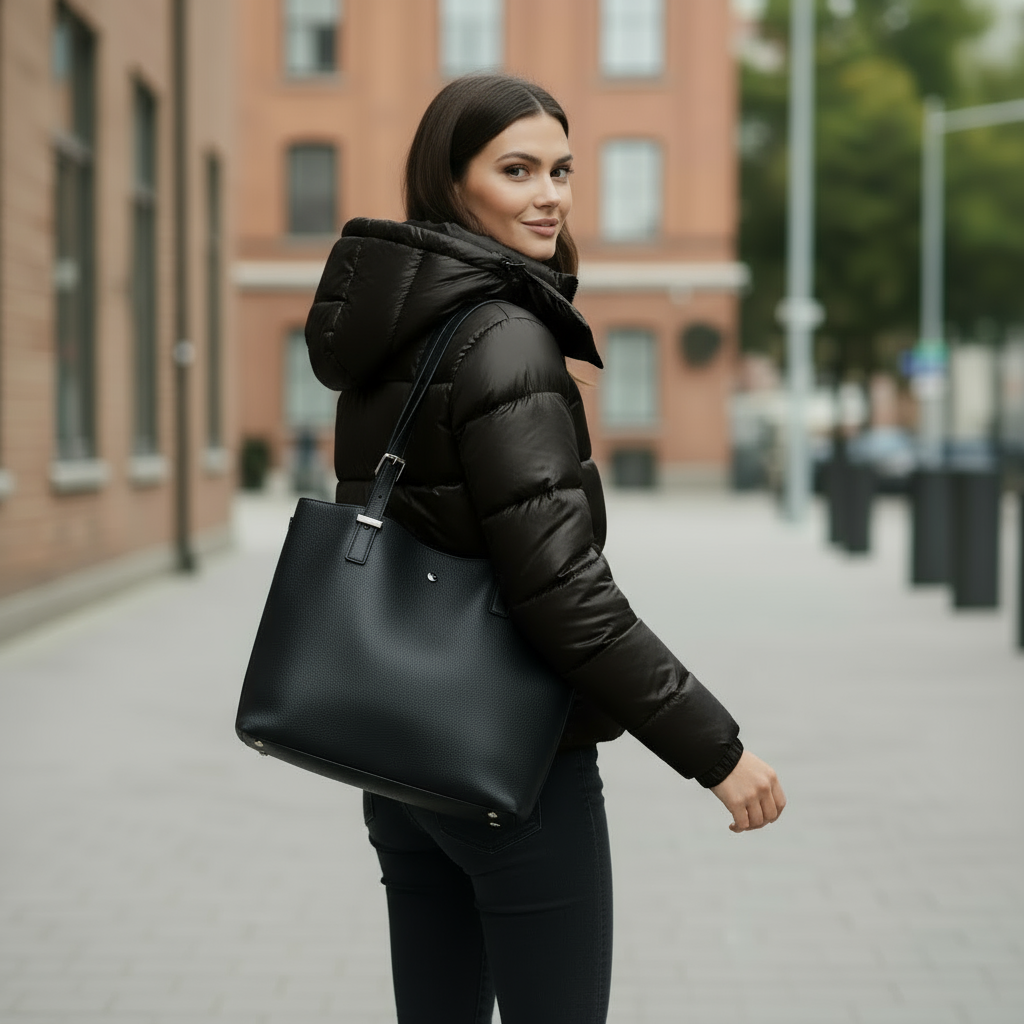 Hooded Quilted Puffer Jacket for Women - Image 7