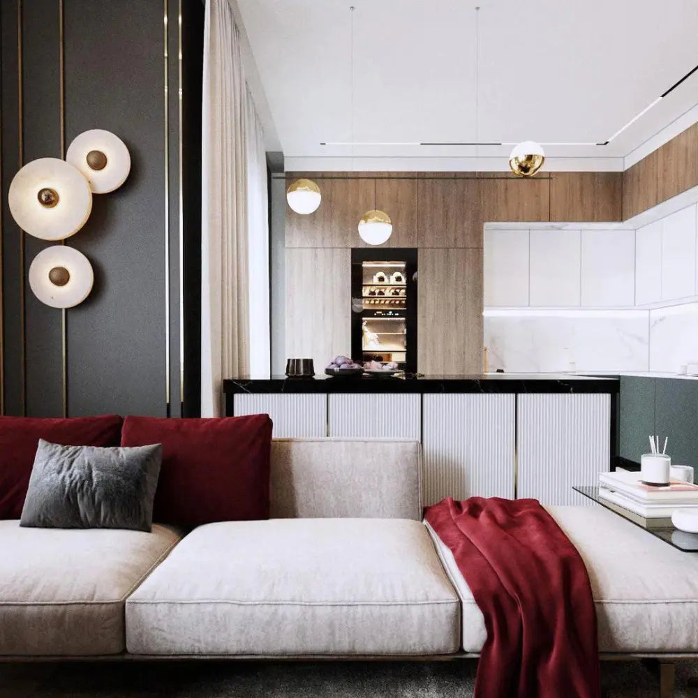 Сучасний настінний світильник преміум-класу чорного кольору - елегантний мінімалістичний настінний світильник