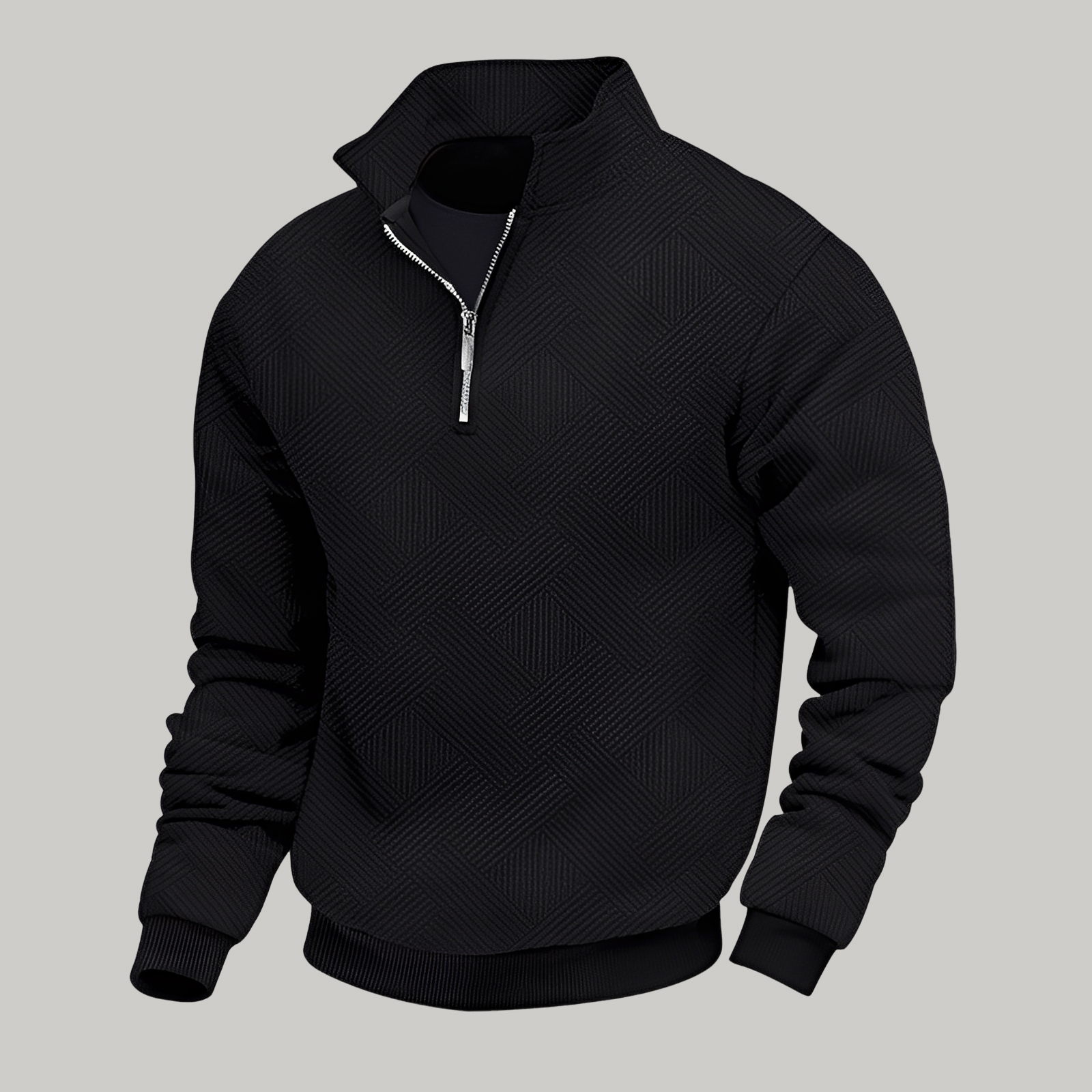 Quarter Zip Sweater for Men - Image 5