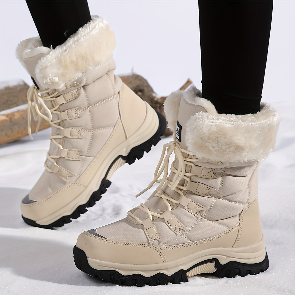 Lace-Up Winter Boots for Women - Image 1