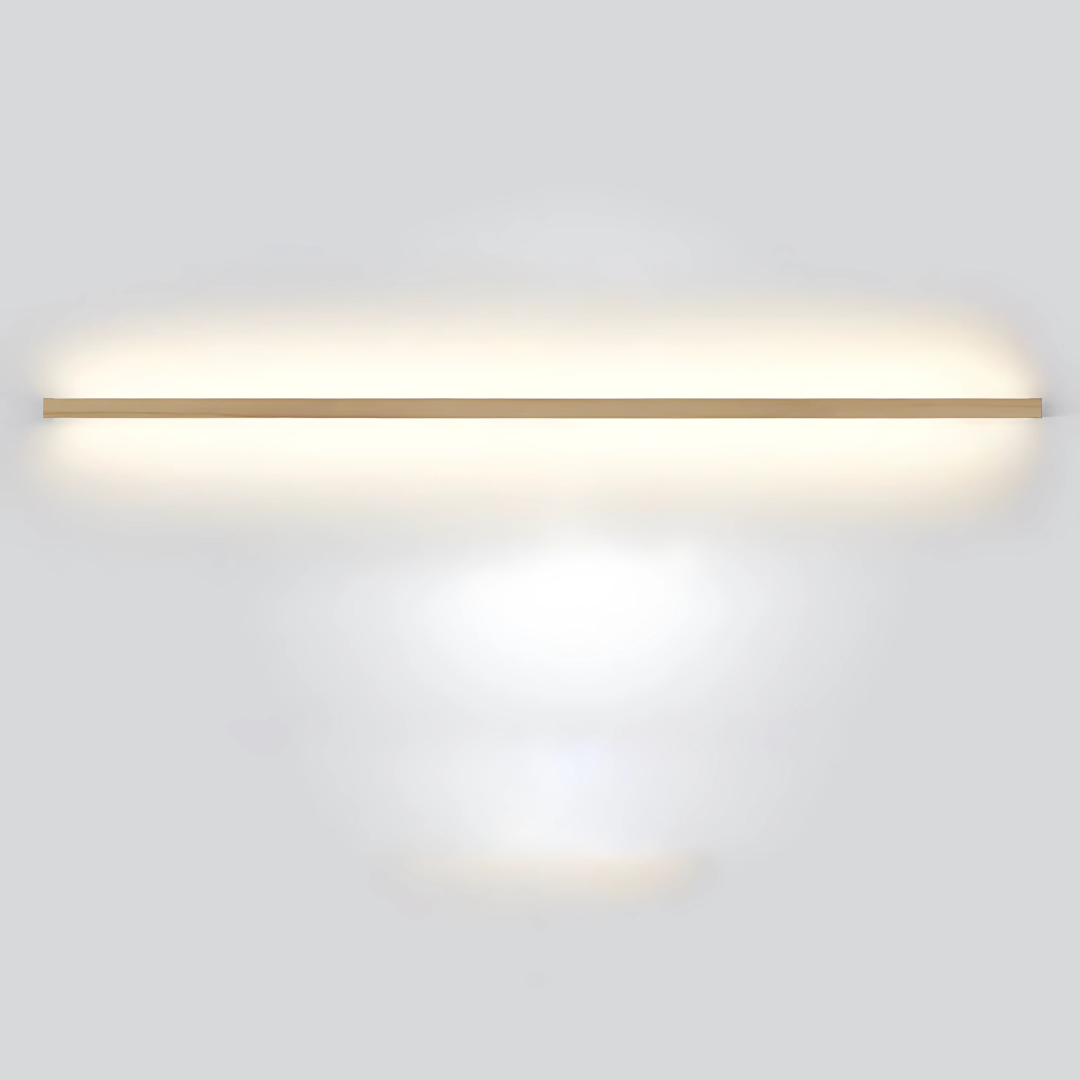 Væglamper Minimalistisk LED-armatur i træ
