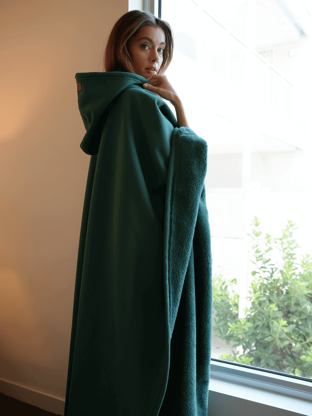 Oversized Hooded Blanket for Women - Image 3