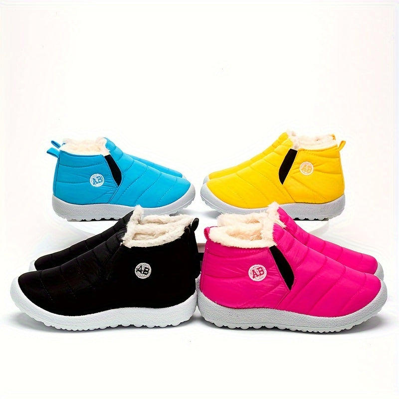 Теплі, затишні, неслизькі флісові ботильйони, м'які туристичні черевики - Laice