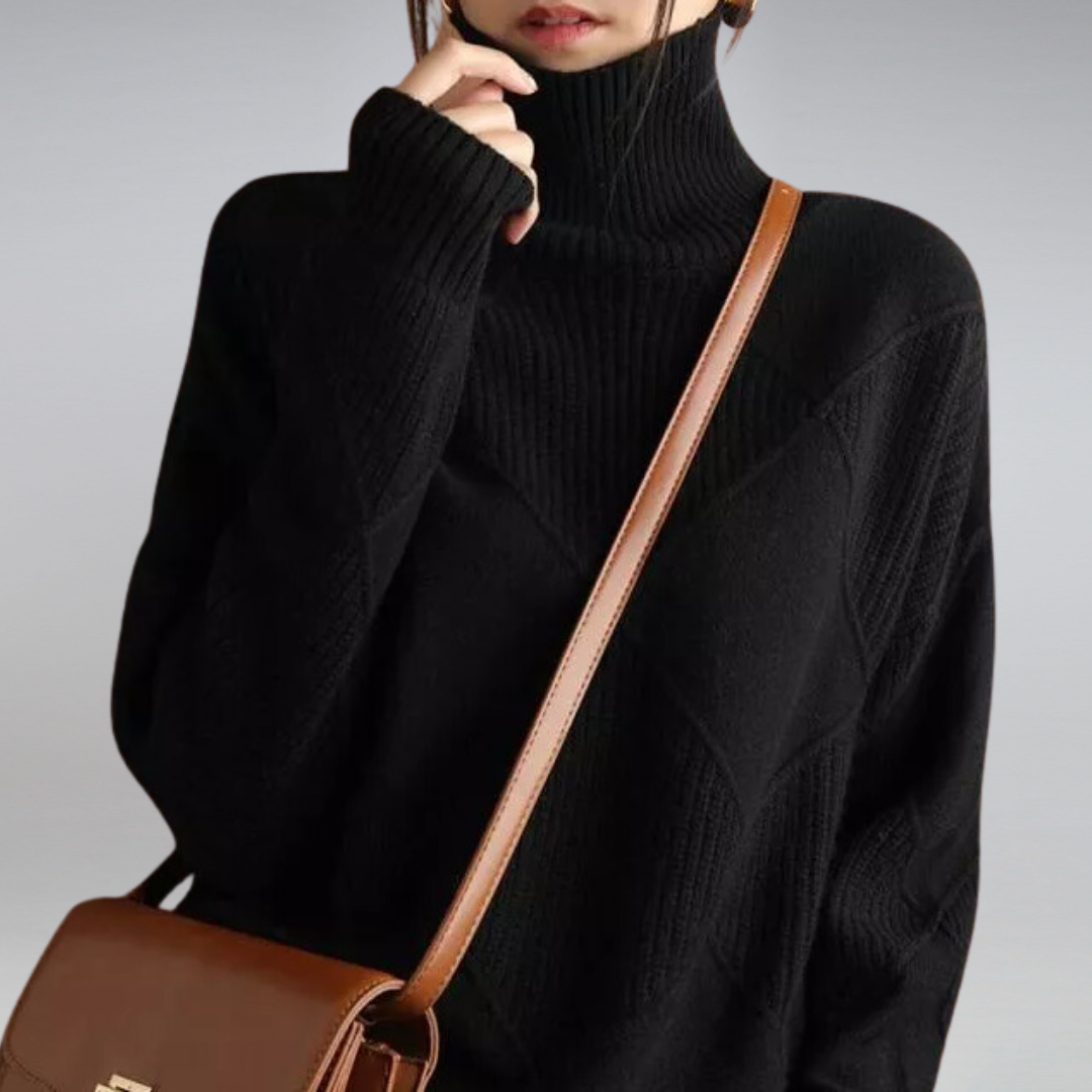 Heidi-Mode | Ladies Cashmere Turtleneck Sweater