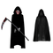 Grimora Set | Halloween Cloak, Skeleton Mask & Sickle Accessories