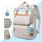 Stylish waterproof backpack for women with 15.6-inch laptop compartment
