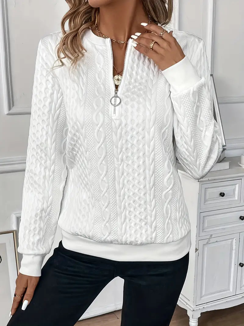 Elegant knitted sweater