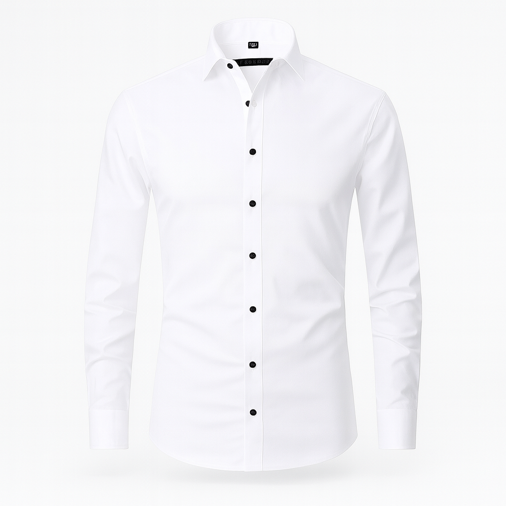 Stretch Shirt for Men white
