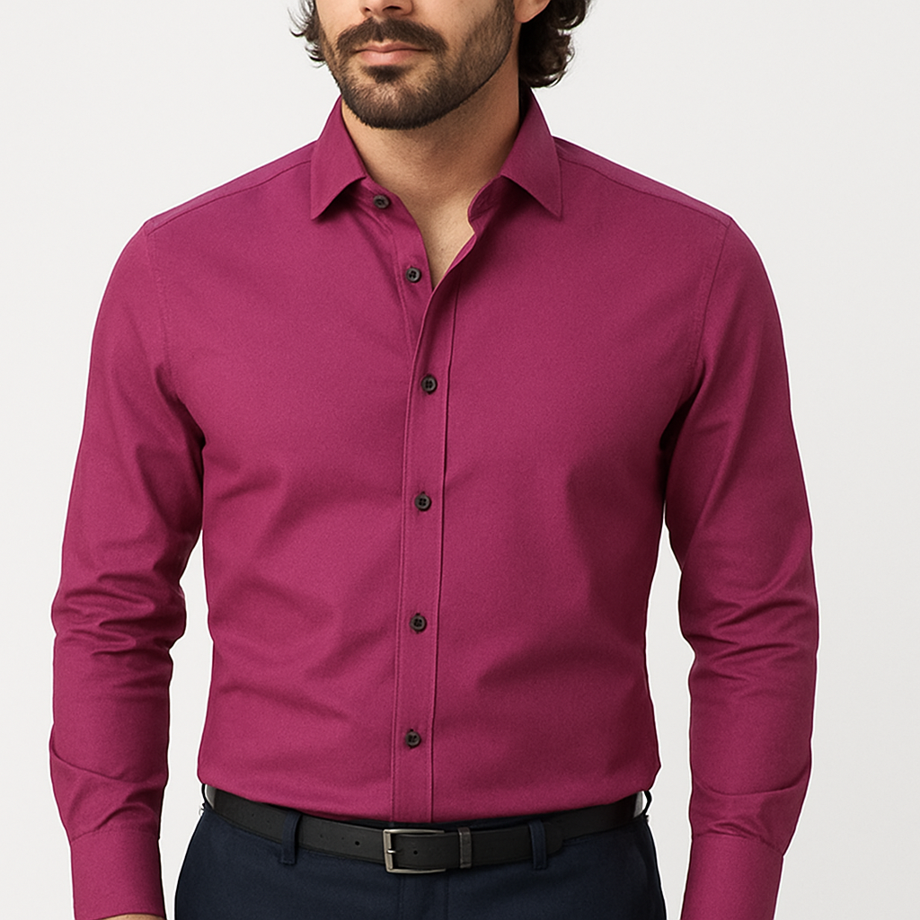 Stretch Shirt for Men red