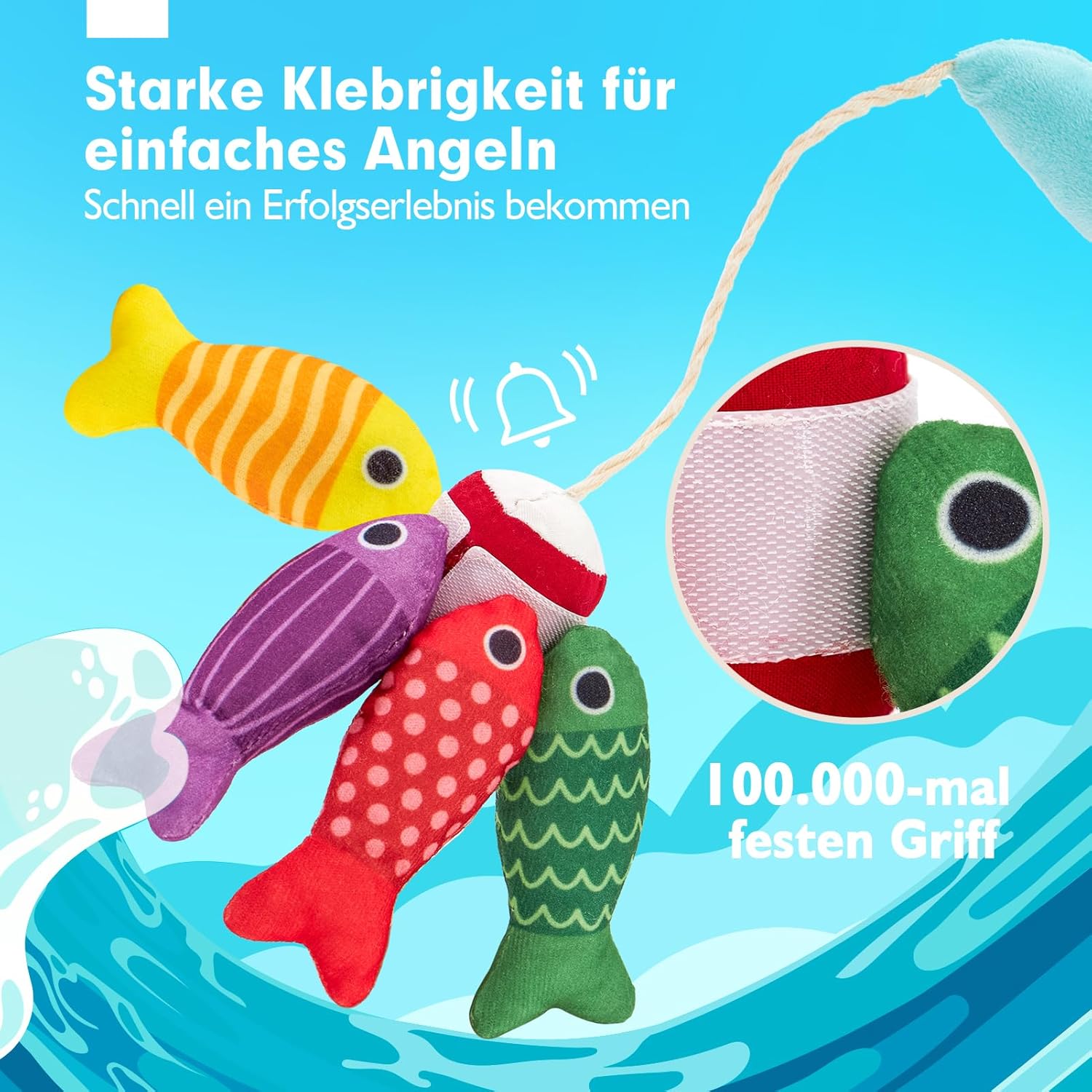 Gioco di pesca giocattoli Montessori per bambini
