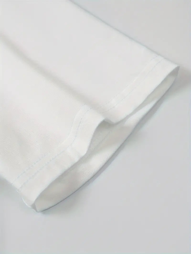 Λευκό ανδρικό κοντομάνικο μπλουζάκι