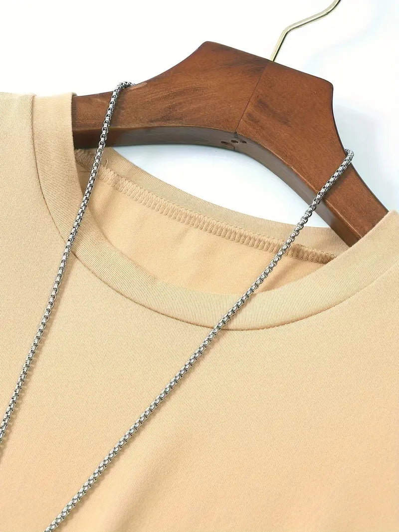 Λευκό ανδρικό κοντομάνικο μπλουζάκι