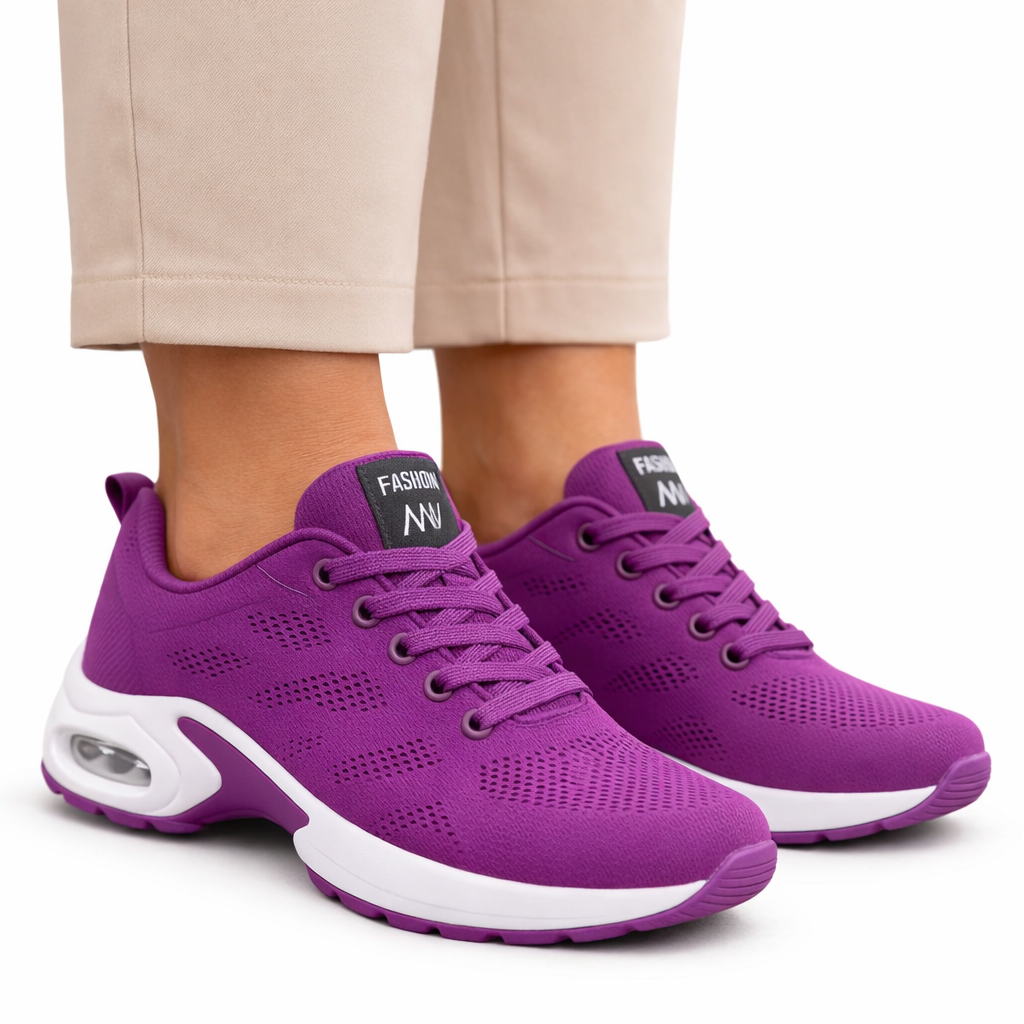 Active sneakers with arch support purple