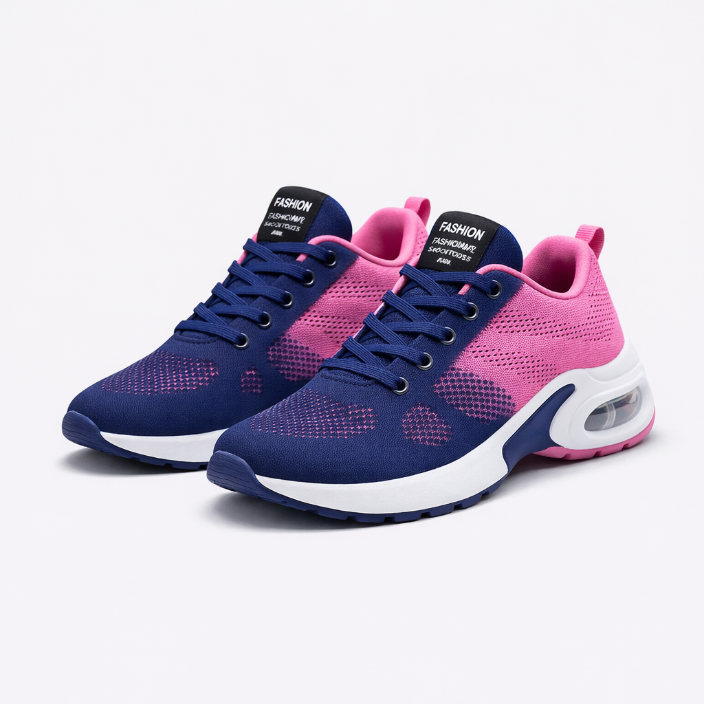 Active sneakers with arch support blue violet