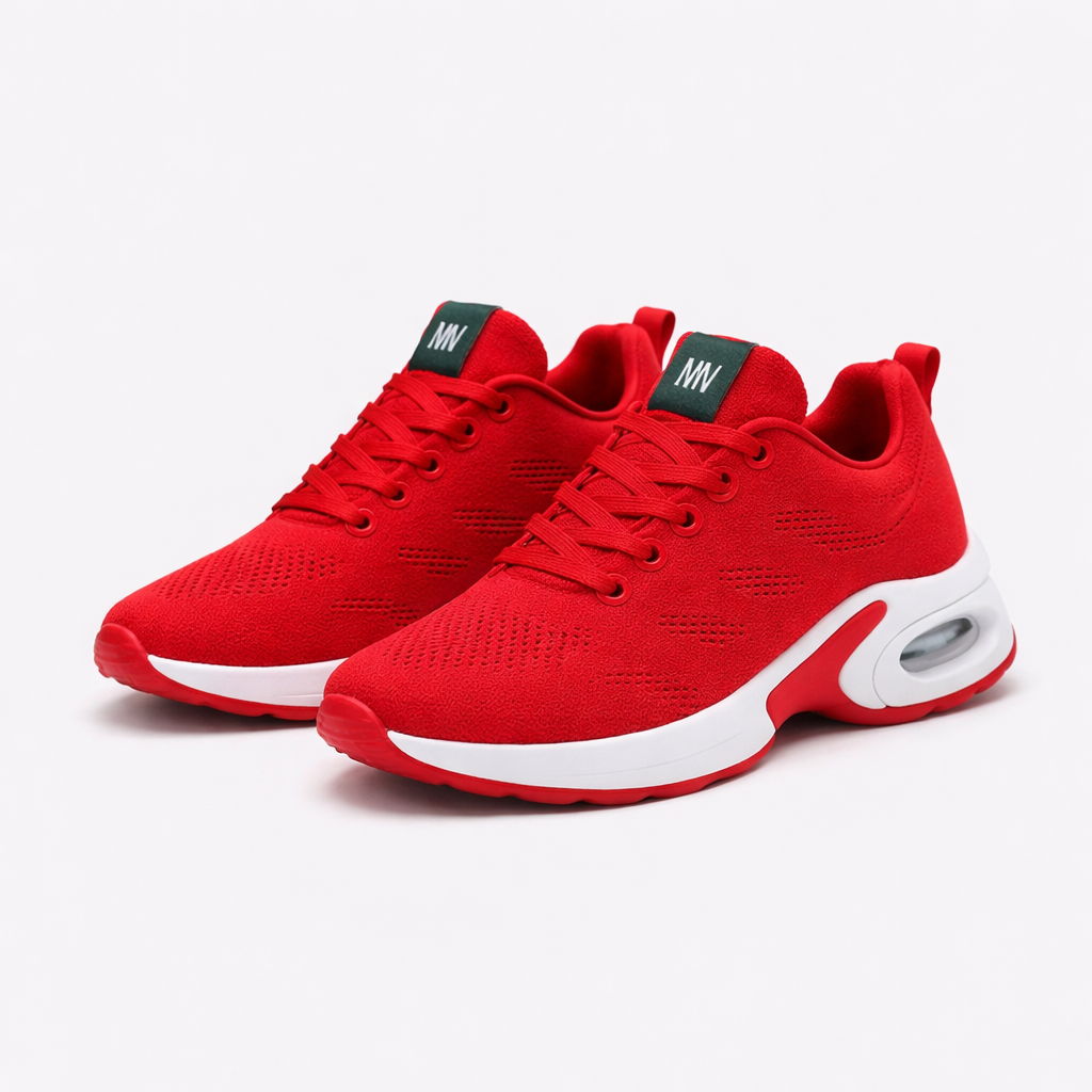 Active sneakers with arch support red