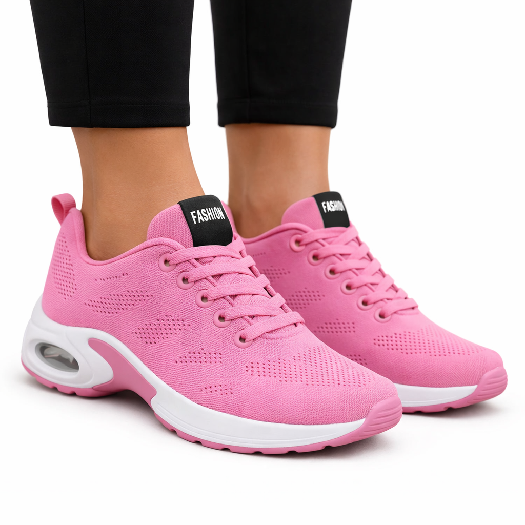 Active sneakers with arch support light pink