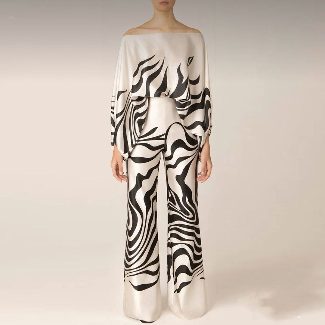 Eden - Elegant Two-Piece Satin Set for Women