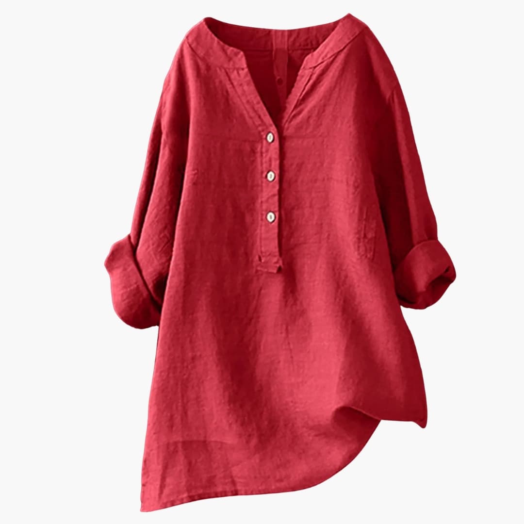 Long Sleeve Button-Down Shirt for Women - Image 3