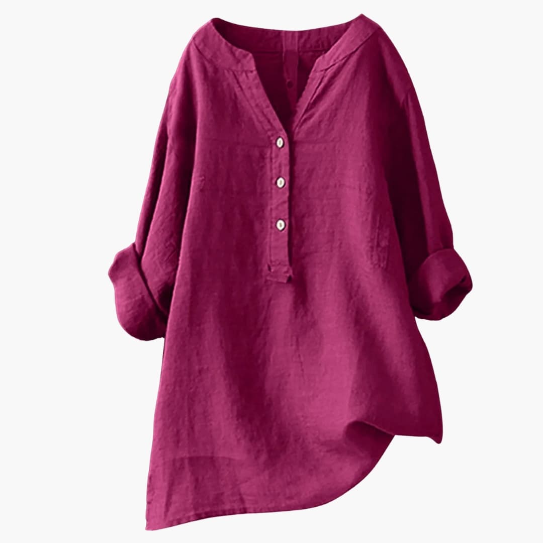Long Sleeve Button-Down Shirt for Women - Image 5