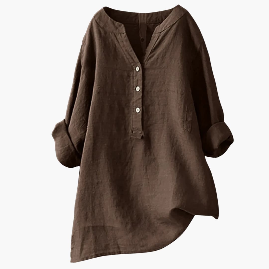 Long Sleeve Button-Down Shirt for Women - Image 6