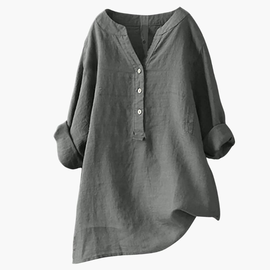Long Sleeve Button-Down Shirt for Women - Image 4