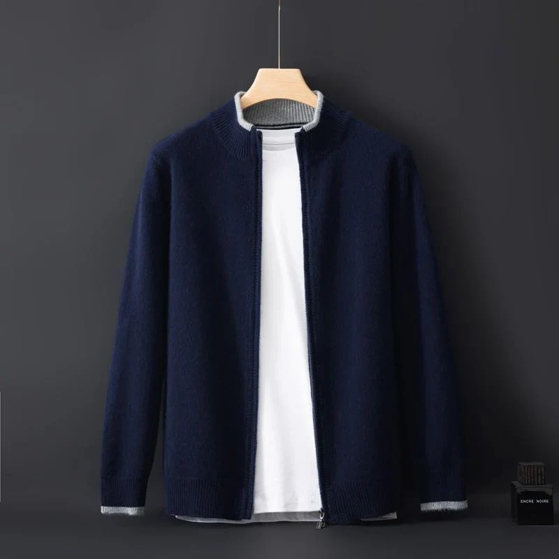 Merino - Men's wool vest with zipper