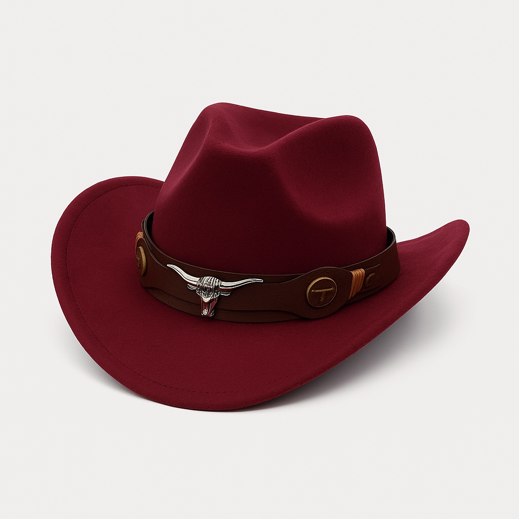 Cowboy Hat burgundy