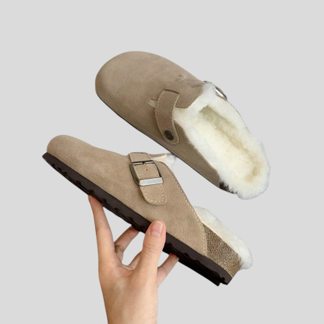 Faux Fur Lined Clogs for Women - Image 2