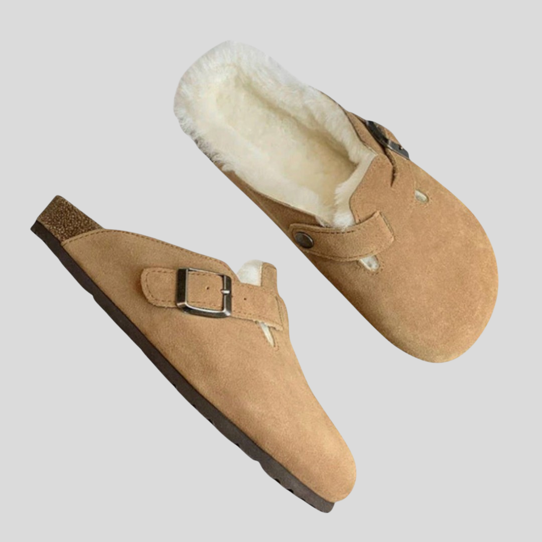 Faux Fur Lined Clogs for Women - Image 3