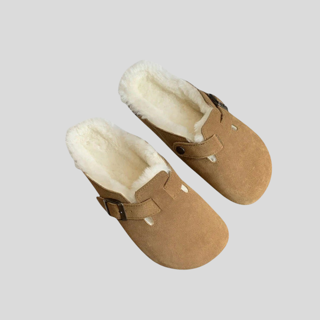 Faux Fur Lined Clogs for Women - Image 1