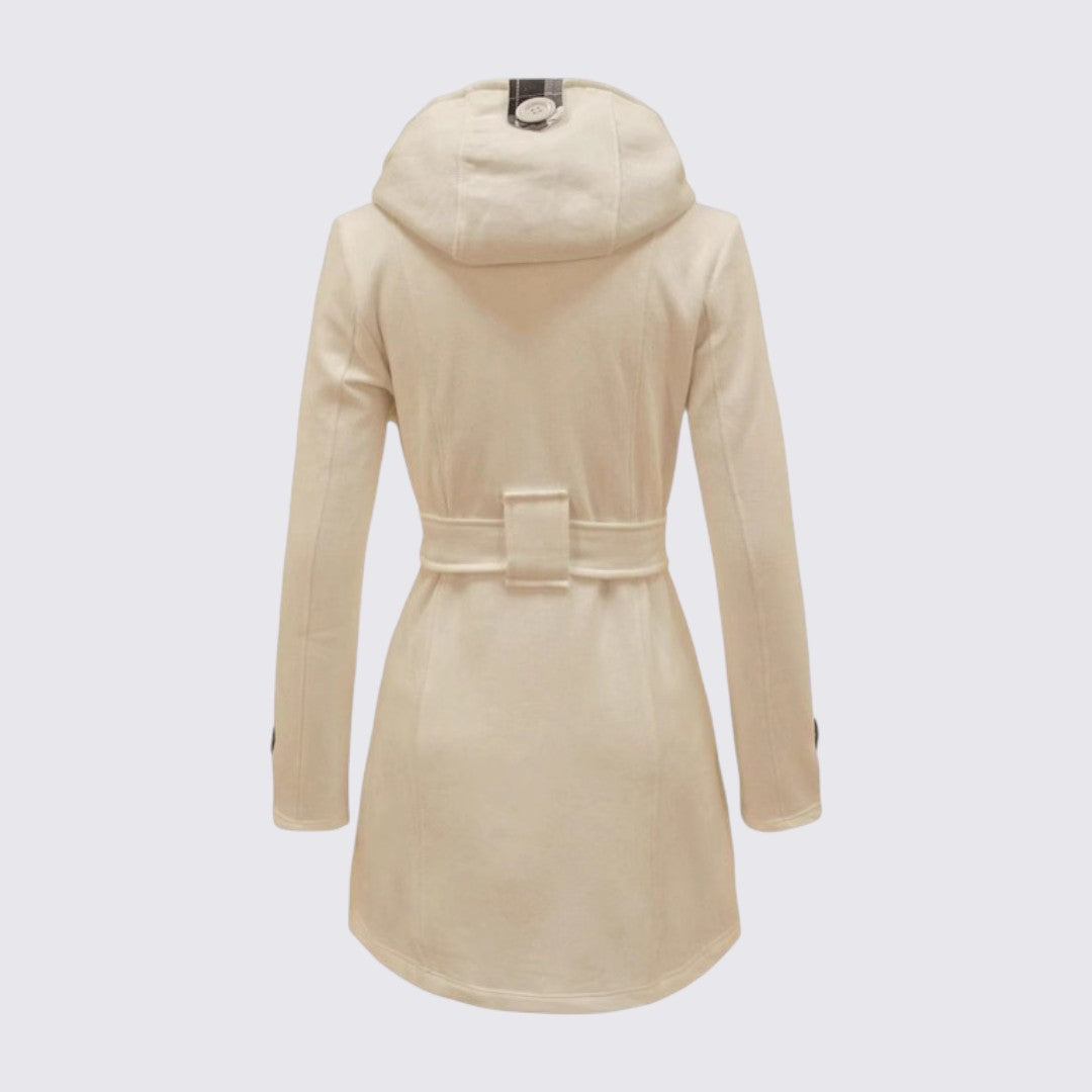 Hooded Belted Coat for Women - Image 5
