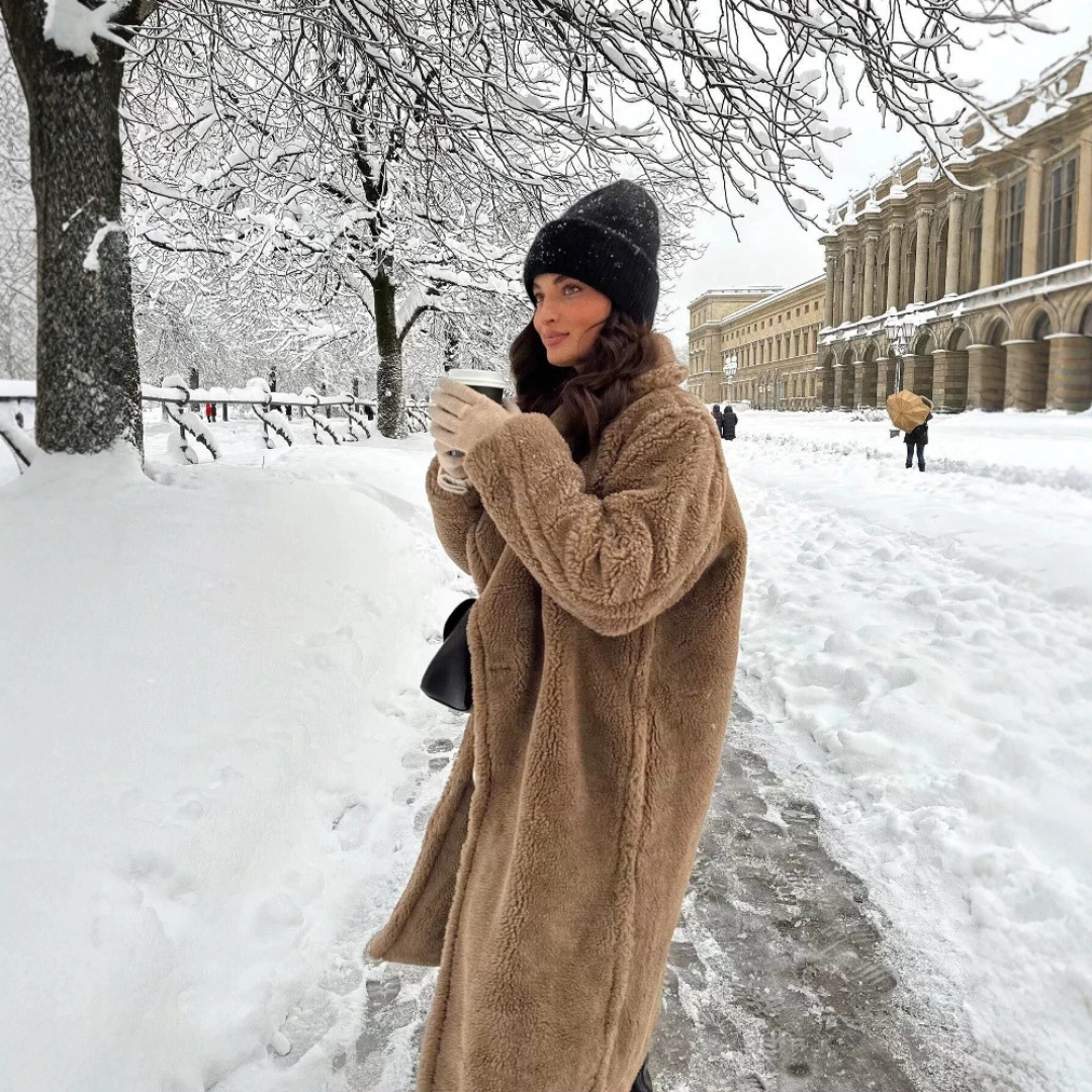 Teddy Long Coat for Women - Image 11