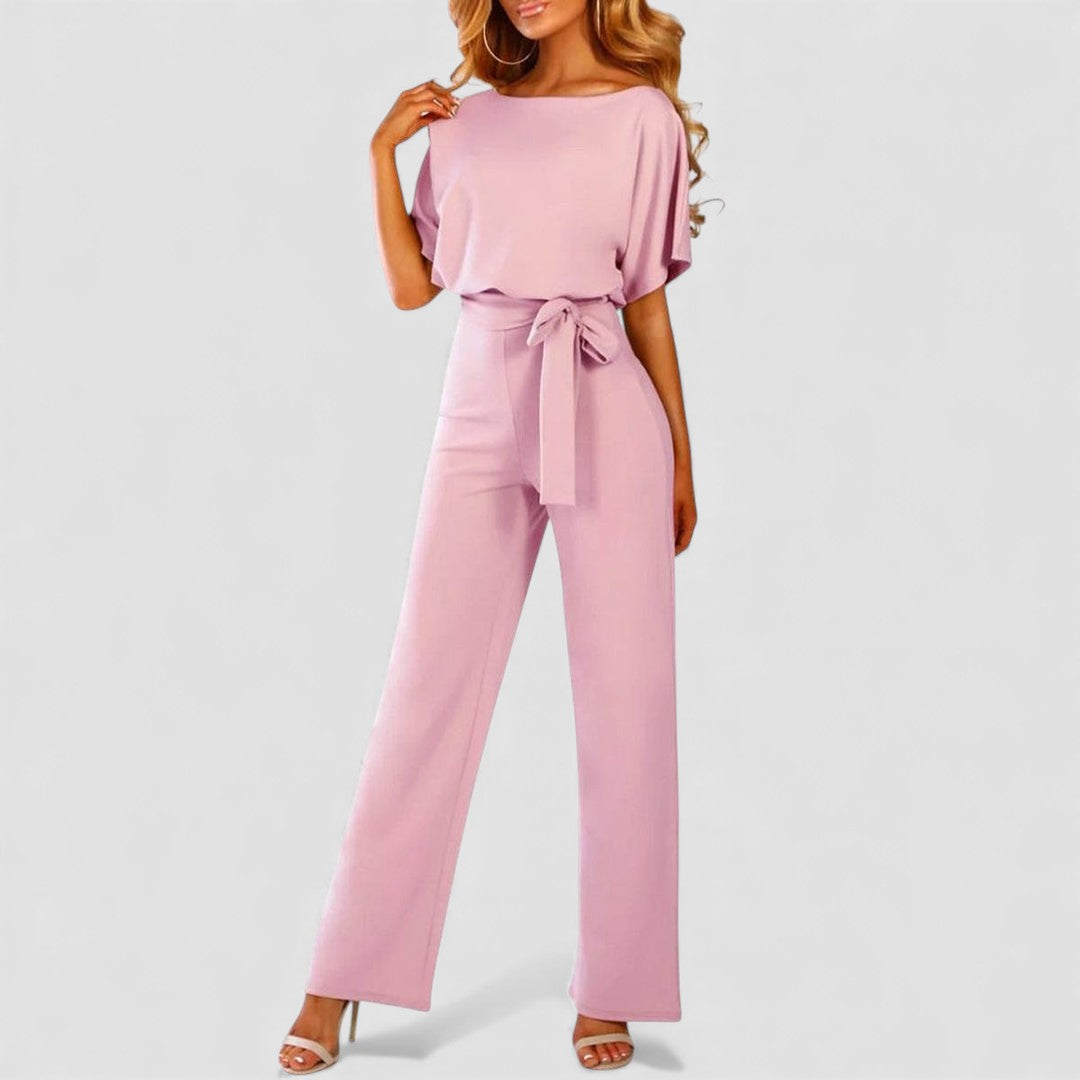 Belted Wide Leg Jumpsuit for Women - Image 6