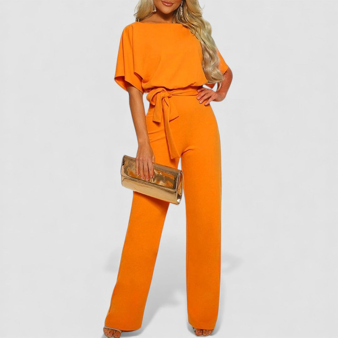 Belted Wide Leg Jumpsuit for Women - Image 9